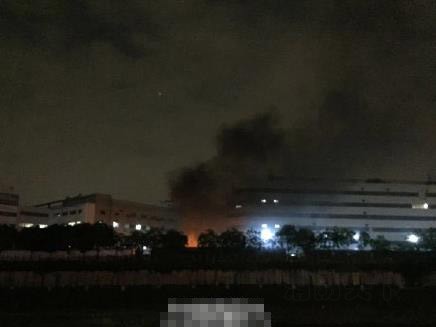 深圳富士康廠區發生火災