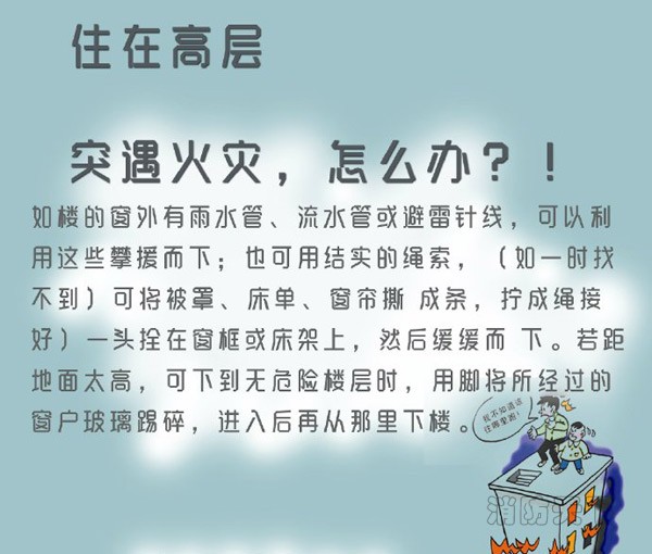 住在高層的你突遇火災(zāi)，能安全逃生嗎？